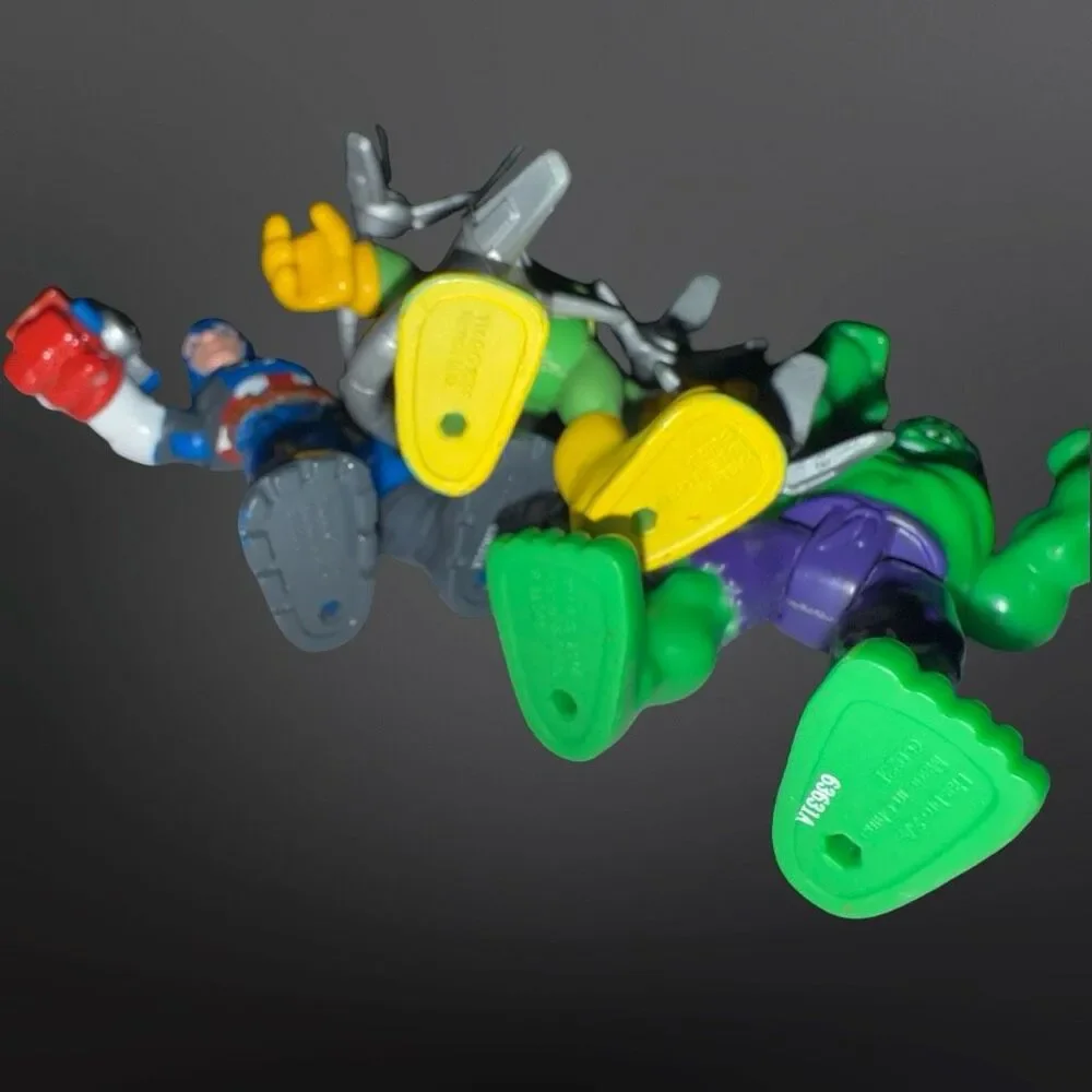 Playskool Marvel Super Hero Hulk Captain America Doc Ock Adventure Hero’s A12